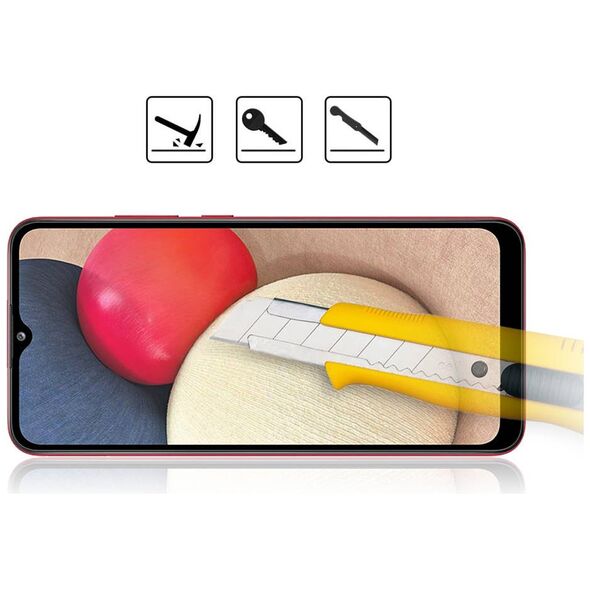 Tempered Glass 5D SAMSUNG GALAXY A03S / OPPO A17 Full Glue black 6934913048313