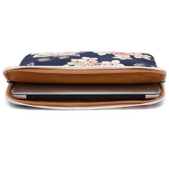 Case Canvaslife Sleeve Laptop 13" - 14" Navy Rose pattern 0795787711200