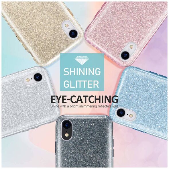 Case SAMSUNG GALAXY S22+ PLUS Glitter pink 5904161123101
