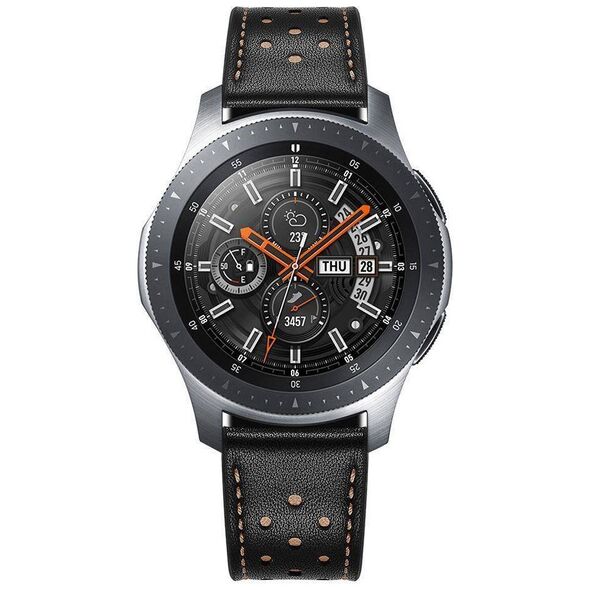 Strap for SAMSUNG GALAXY WATCH (46MM) Tech-Protect Leather black 99123321