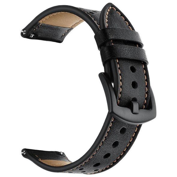 Strap for SAMSUNG GALAXY WATCH (46MM) Tech-Protect Leather black 99123321