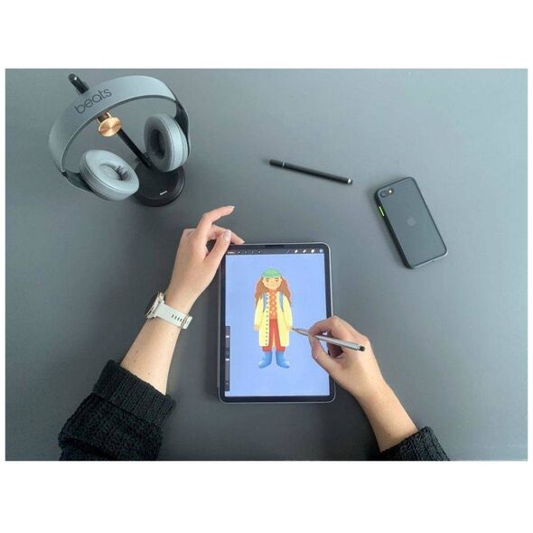 Touch Display Device Tech-Protect Magnet Stylus Pen silver 0795787711477