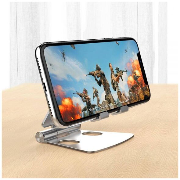 Stand for Phone and Tablet Tech-Protect Z16 silver 0795787711514
