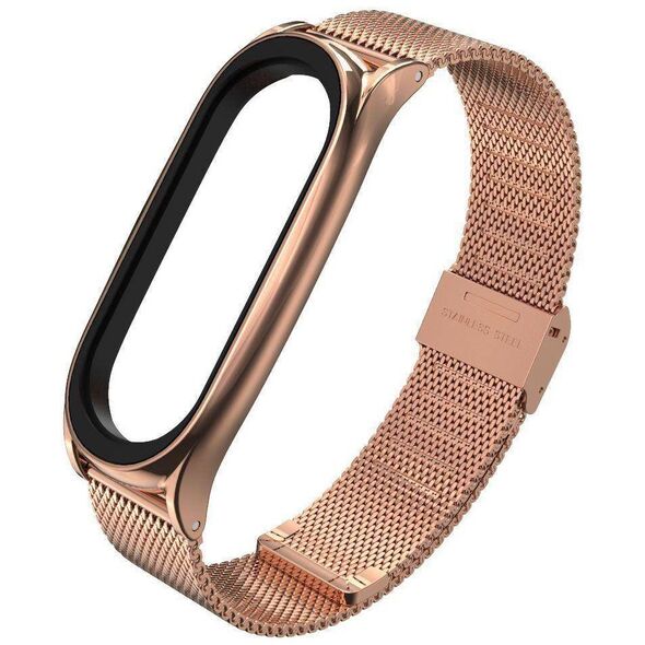Strap for XIAOMI MI BAND 6 / 6 NFC / 5 / 7 Tech-Protect Milaneseband pink 0795787712320