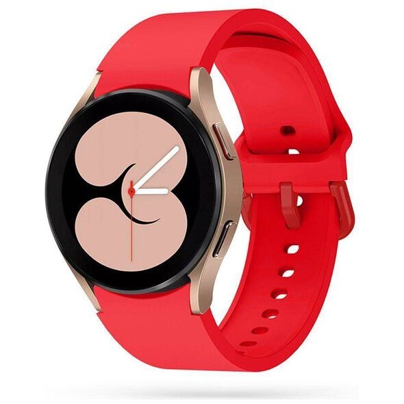 Strap for SAMSUNG GALAXY WATCH 4 (40MM) / (44MM) / GALAXY WATCH 4 CLASSIC (46MM) / (42MM) Tech-Protect IconBand red 9589046917363