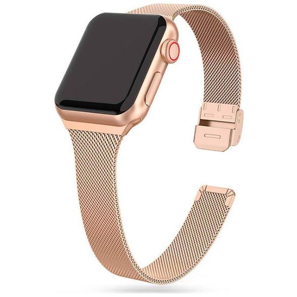 Strap for APPLE WATCH 4 / 5 / 6 / 7 / SE (38 / 40 / 41 MM) Tech-Protect Thin Milanese gold 9589046917714
