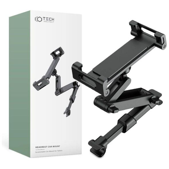 Stretchable Headrest Car Mount Tech-Protect black 9589046921643