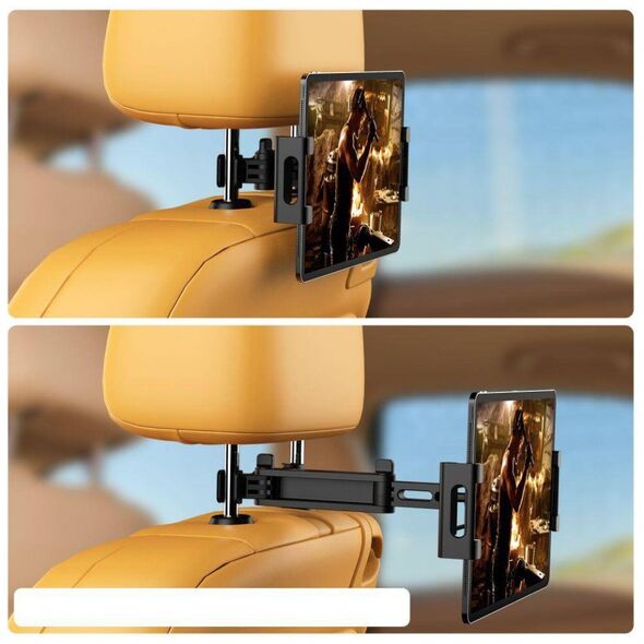 Stretchable Headrest Car Mount Tech-Protect black 9589046921643