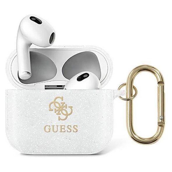 Case APPLE AIRPODS 3 Guess Glitter Collection (GUA3UCG4GT) transparent 3666339009922