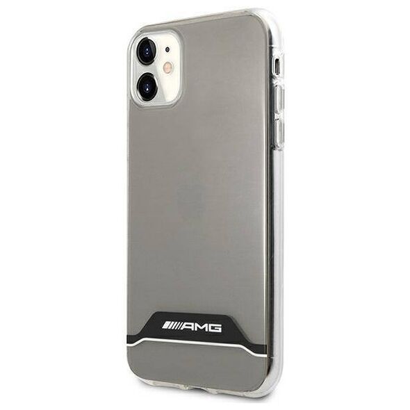 Case IPHONE 11 Mercedes AMG Hardcase Electroplate Black&White (AMHCN61TCBW) transparent 3666339014568
