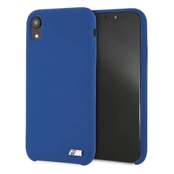 Original Case IPHONE XR BMW Hardcase Silicone M Collection (BMHCI61MSILNA) blue 3700740435304