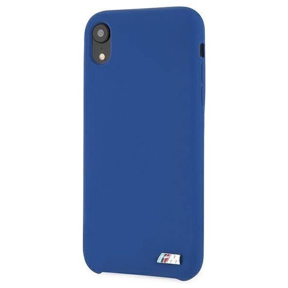 Original Case IPHONE XR BMW Hardcase Silicone M Collection (BMHCI61MSILNA) blue 3700740435304