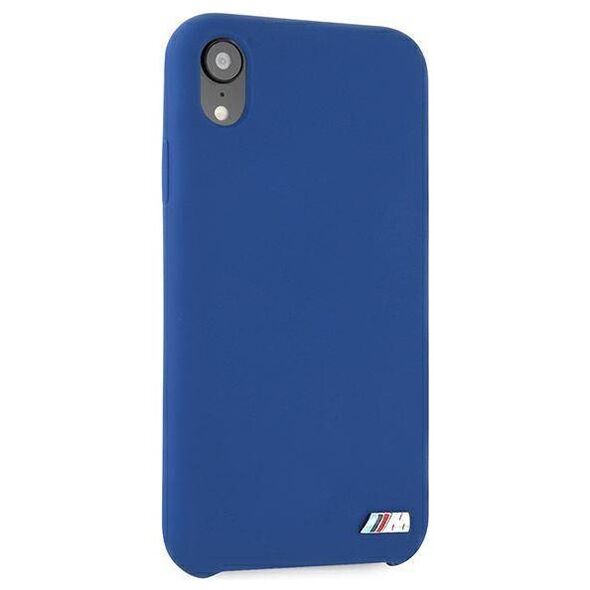 Original Case IPHONE XR BMW Hardcase Silicone M Collection (BMHCI61MSILNA) blue 3700740435304