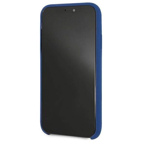 Original Case IPHONE XR BMW Hardcase Silicone M Collection (BMHCI61MSILNA) blue 3700740435304