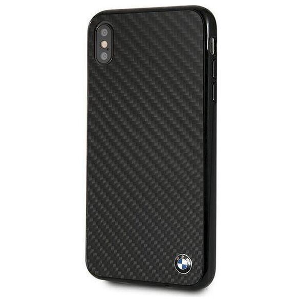 Original Case IPHONE XS MAX BMW Hardcase Siganture-Carbon (BMHCI65MBC) black 3700740435007