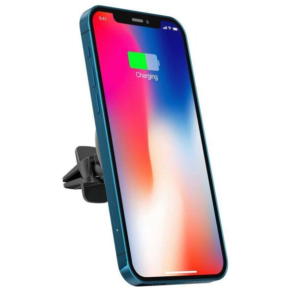 MagSafe Car Holder with 15W Wireless Charging for Supply / Ventilation Grille Tech-Protect A2 black 9589046926730