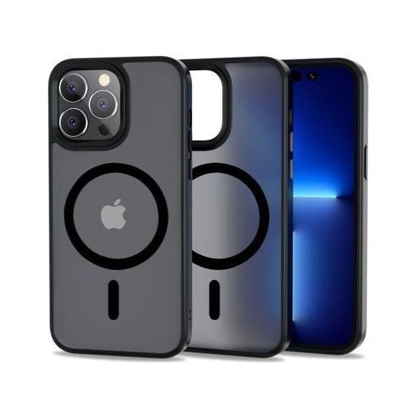 Case IPHONE 14 PRO MAX Tech-Protect Magmat MagSafe Matte black 9589046925498