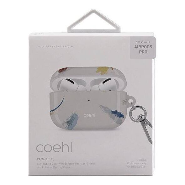 UNIQ case Coehl Reverie AirPods Pro beige/soft ivory 8886463675427
