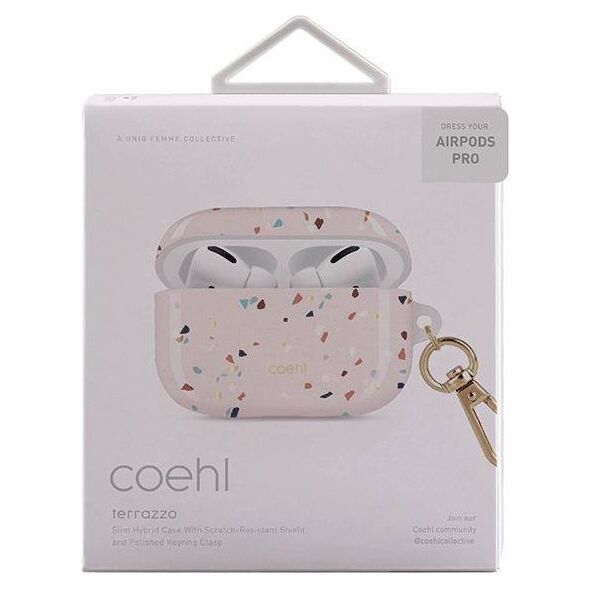 UNIQ case Coehl Terrazzo AirPods Pro pink/blush pink 8886463675465