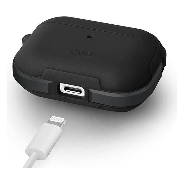 UNIQ case Valencia AirPods Pro black/midnight black Antimicrobial 8886463675243
