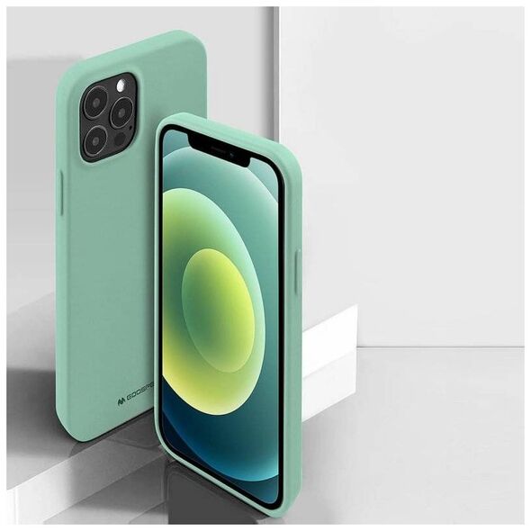 Case IPHONE 14 PRO Matte Silicone Mercury Soft Jelly mint 8809887823472