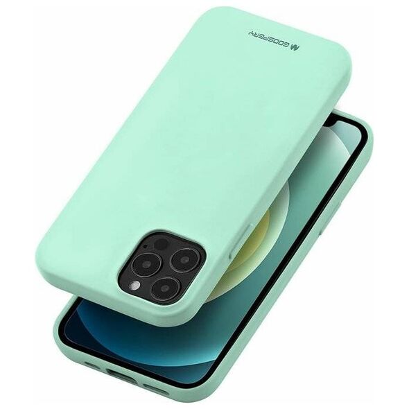Case IPHONE 14 PRO Matte Silicone Mercury Soft Jelly mint 8809887823472