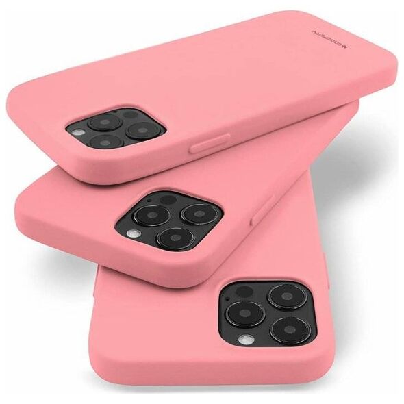 Case IPHONE 14 PLUS Matte Silicone Mercury Soft Jelly light pink 8809887824714