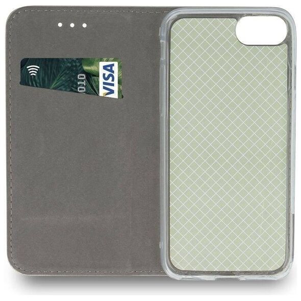 Case VIVO X80 Wallet with a Flap Leatherette Holster Magnet Book dark green 5900495031525