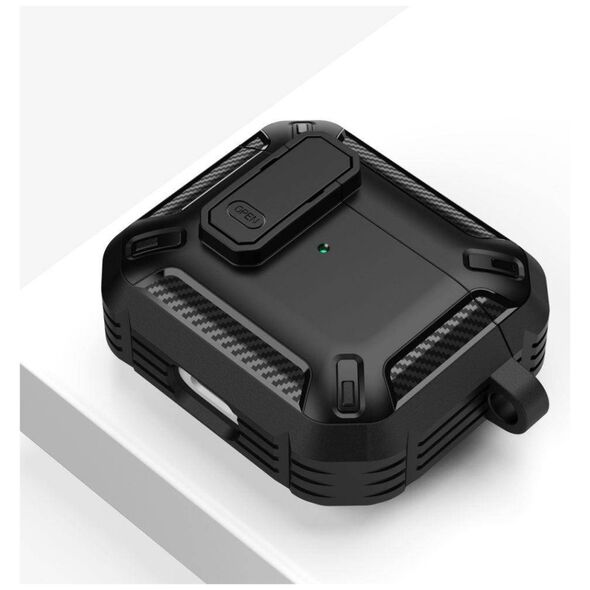 Case APPLE AIRPODS PRO Tech-Protect X-Carbo black 9490713928080