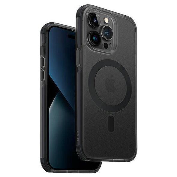 Case IPHONE 14 PRO MAX UNIQ Combat Magclick Charging black 8886463681480