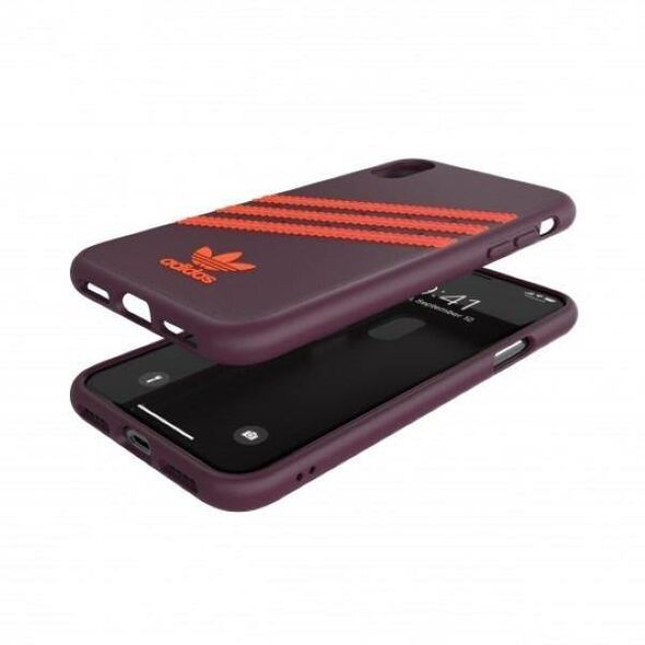 Original Case IPHONE X / XS Adidas OR Moulded Case PU 40561 maroon 8718846078399