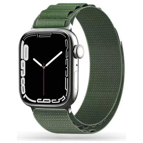Strap for APPLE WATCH 4 / 5 / 6 / 7 / 8 / SE / ULTRA (42 / 44 / 45 / 49 MM) Tech-Protect Nylon Pro green 9490713928363