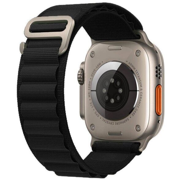 Strap for APPLE WATCH 4 / 5 / 6 / 7 / 8 / SE / ULTRA (42 / 44 / 45 / 49 MM) Tech-Protect Nylon Pro black 9490713928370