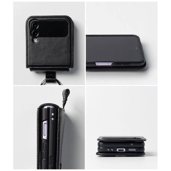 Case SAMSUNG GALAXY Z FLIP 4 Ringke Signature Folio Black 8809881261232