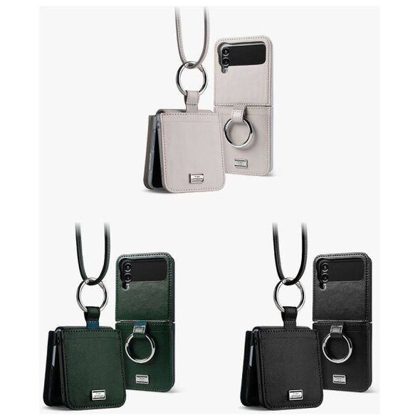 Case SAMSUNG GALAXY Z FLIP 4 Ringke Signature Folio Black 8809881261232