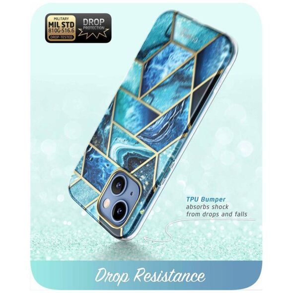 Original Case IPHONE 14 PLUS Supcase Cosmo Ocean blue 843439119420