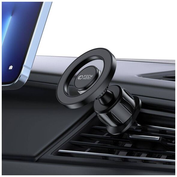 Magnetic Car Holder MagSafe 2in1 for Supply / Ventilation Grille / Dashboard Tech-Protect N51 black 9490713930878