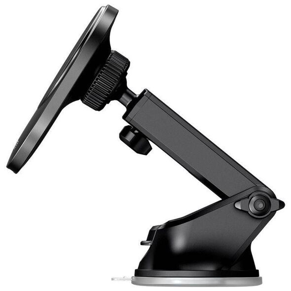 Magnetic Car Holder MagSafe with 15W Induction Charging for Dashboard / Ventilation Grille Telescopic Arm Tech-Protect MM15W-V1 black 9490713931073