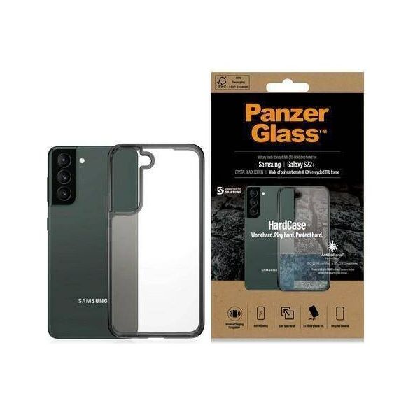 Case SAMSUNG GALAXY S22+ PLUS PanzerGlass HardCase Antibacterial Military Grade Clear transparent 5711724003721