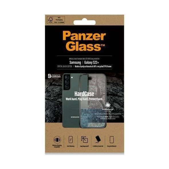 Case SAMSUNG GALAXY S22+ PLUS PanzerGlass HardCase Antibacterial Military Grade Clear transparent 5711724003721