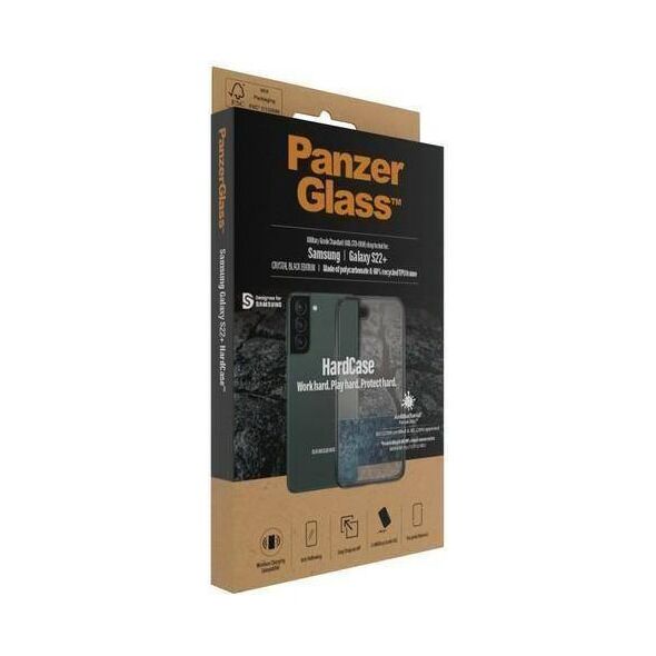 Case SAMSUNG GALAXY S22+ PLUS PanzerGlass HardCase Antibacterial Military Grade Clear transparent 5711724003721