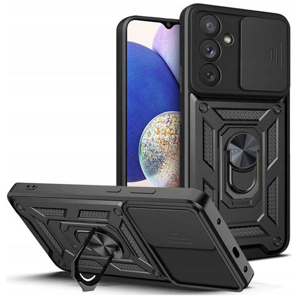 Case SAMSUNG GALAXY A14 5G Tech-Protect Camshield Pro black 9490713932155