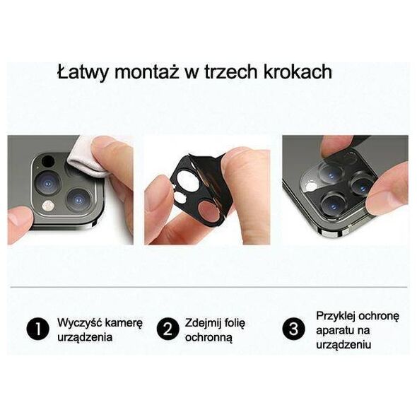 Tempered Glass for Camera IPHONE 12 USAMS Camera Lens Glass Metal green 6958444939421