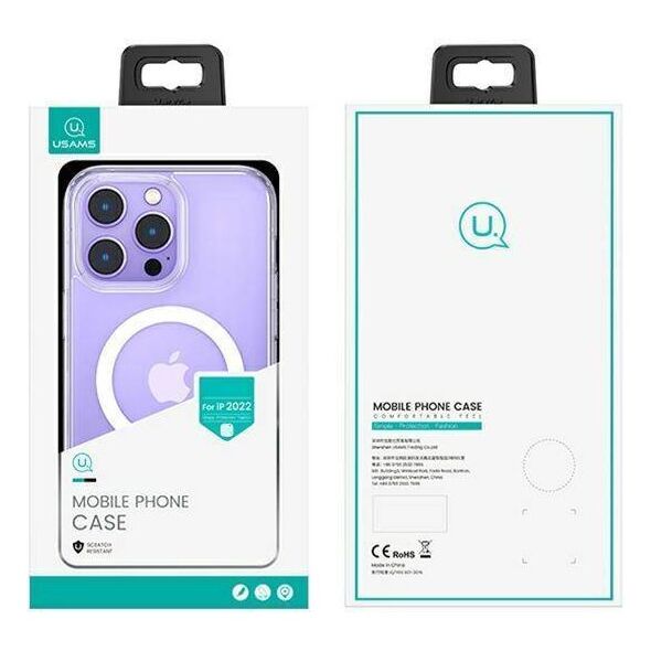 Case IPHONE 14 PLUS USAMS Ice Magnet (IP14MBC01) transparent 6958444901527