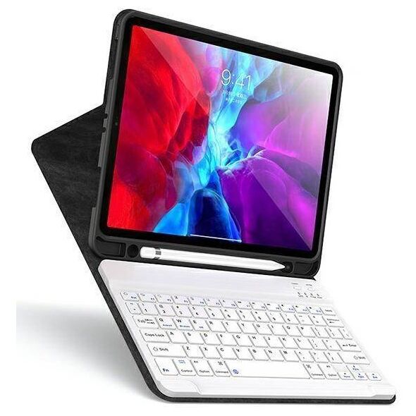 Case APPLE IPAD AIR 10.9 (4gen) USAMS Winro Keyboard white keyboard (IP109YRU03) purple 6958444940328