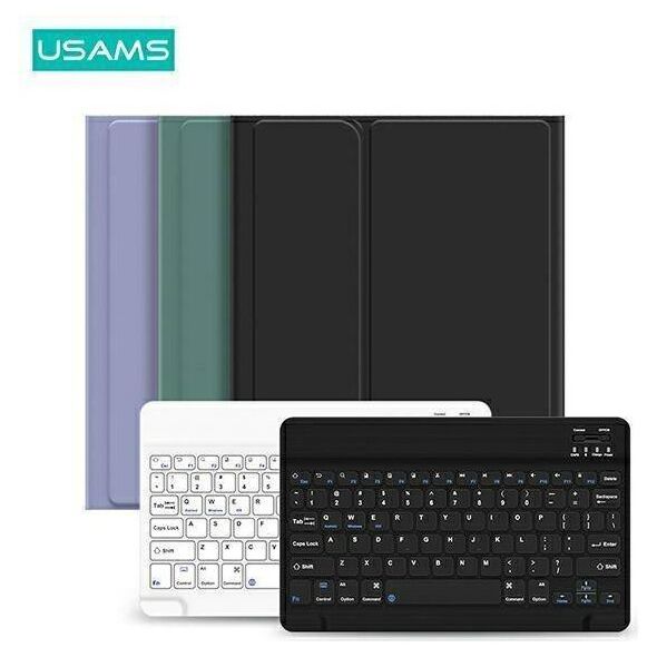 Case APPLE IPAD PRO 11.0 (3gen) USAMS Winro Keyboard White keyboard (IP011YRXX03) purple 6958444973005