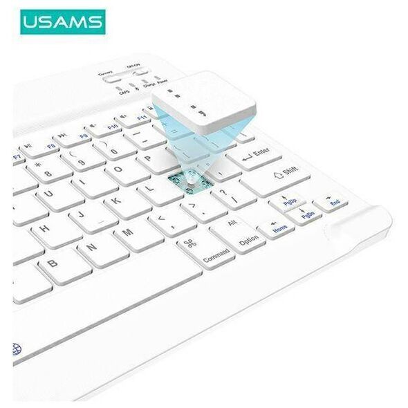 Case APPLE IPAD PRO 11.0 (3gen) USAMS Winro Keyboard White keyboard (IP011YRXX03) purple 6958444973005