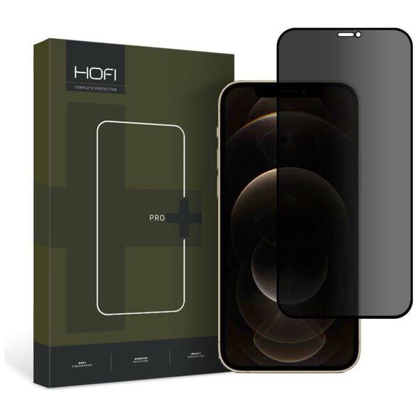 Tempered Glass IPHONE 12 / 12 PRO Hofi Anti Spy Glass Pro+ Privacy 9490713933503