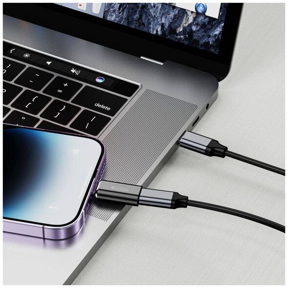 Adapter Lightning to USB-C Tech-Protect Ultraboost black 9490713933800