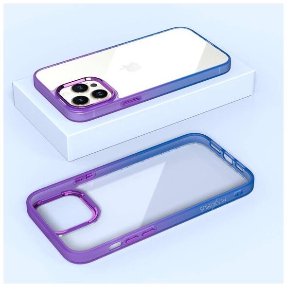 Case IPHONE 11 PRO MAX MX Rainbow purple-blue 5901313078845